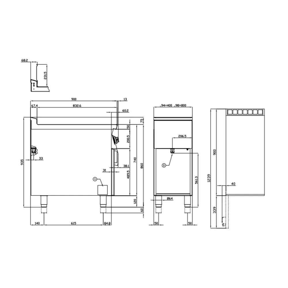 Electric fryer LOTUS 09090430X
