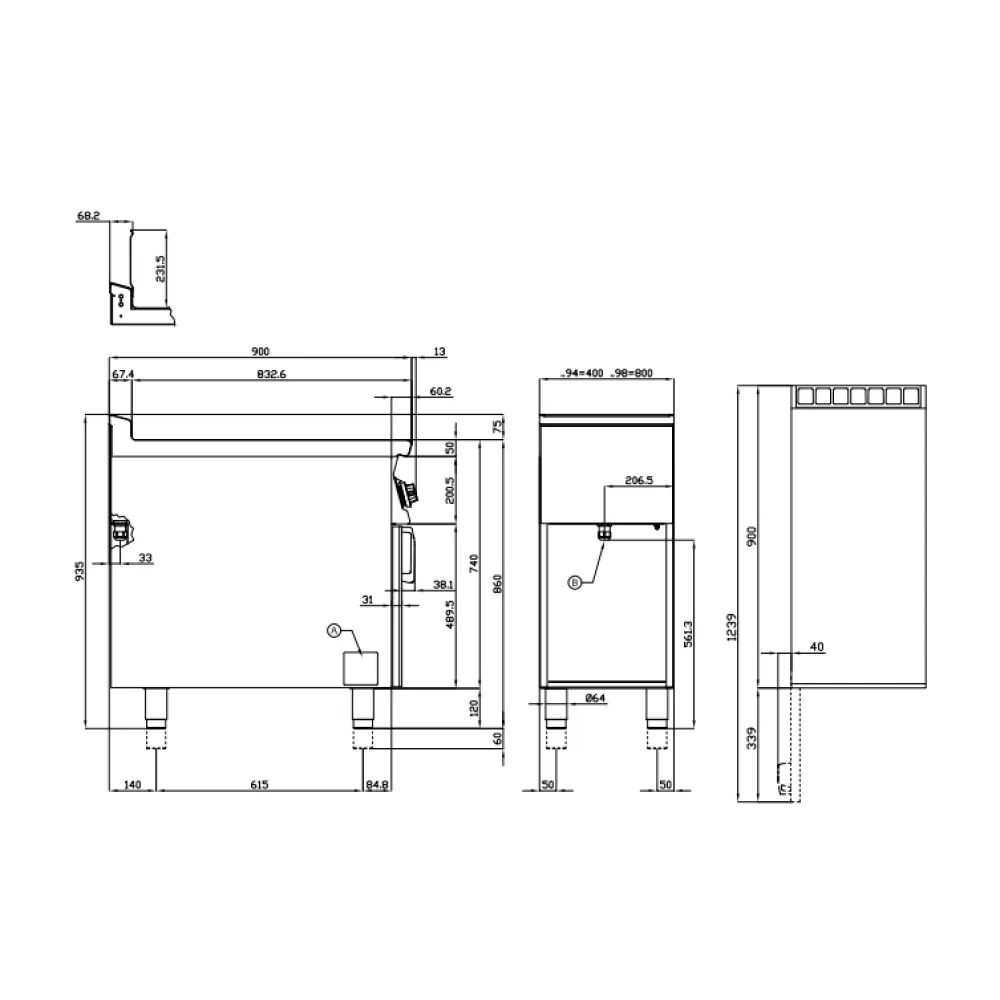 Electric Fryer for ships LOTUS 09090431X