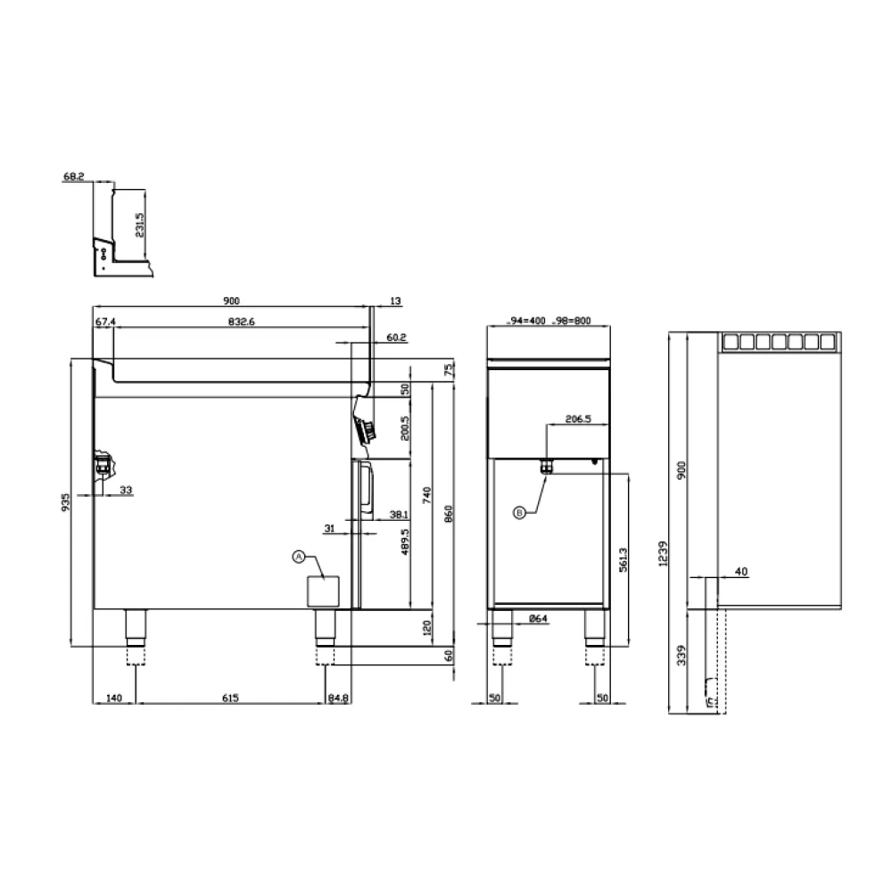 Electric fryer LOTUS 09090830X