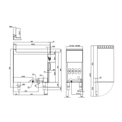 Gas fryer LOTUS 09260452