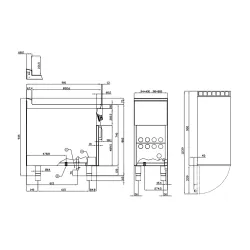 Gas fryer LOTUS 09260850