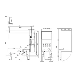 Gas fryer LOTUS 09330451