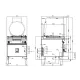 Electric boiling pan for ships LOTUS 09160832X