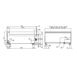 Induction cooktop for ships LOTUS 19030833X