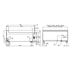 Electric griddle for ships LOTUS 19060832X