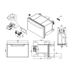 Electric oven for ships LOTUS 2651083AX