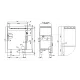 Gas hob with stand or neutral cabinet LOTUS 08310450
