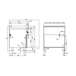 Gas stove with oven LOTUS 08680851