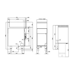 Gas fryer LOTUS 08260851