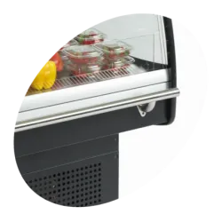 Horizontal impulse display cabinet TEFCOLD PDC90