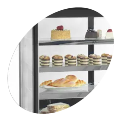 Pastry Display Cabinet TEFCOLD LPD1503F/BLACK
