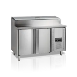 Counter refrigerator table without drawers TEFCOLD SS7200