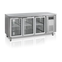 Counter refrigerator table without drawers TEFCOLD CK7310G