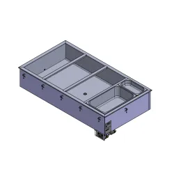 Hot drop-in bain-marie BHS-HoReCa GNX4X13